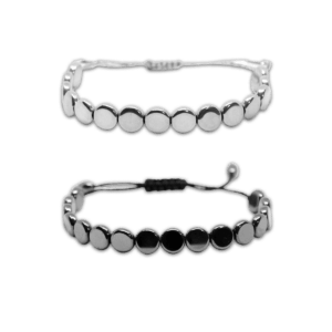 Hematite circles bracelet