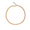 Necklace seed beads orange