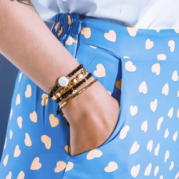 Macrame Heart Bracelet